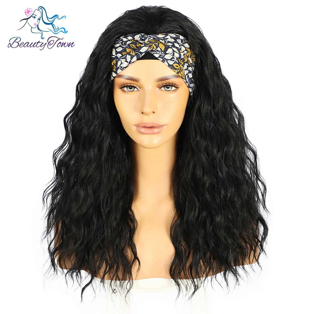 Оптовая продажа парик из синтетических волос черный цвет |