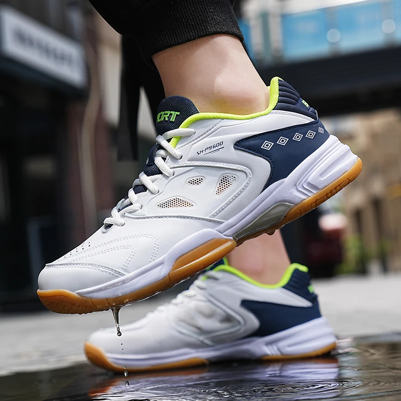 2022 Badminton Sneakers Men's Tennis Sneakers High Quality Anti-Slip Training Professional Large Size 48 Volleyball Sneakers