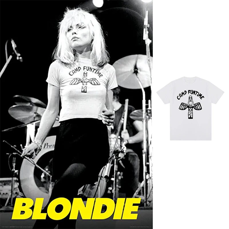 

Blondie T-shirt Camp Funtime fashion Harajuku Cotton Men T shirt New TEE TSHIRT Womens Tops