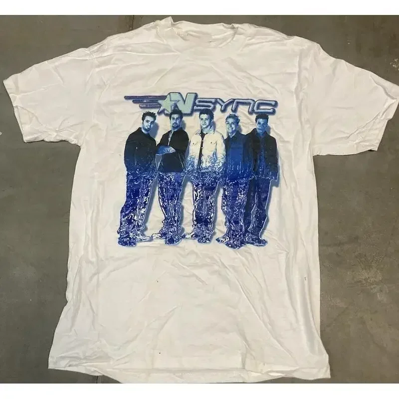 Фото Футболка NSYNC Band Winterland Boy Tour, хлопковая, для взрослых, UU1056 №1