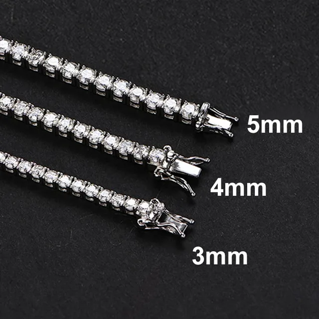 Moissanite Bracelet -Sparkling Full Diamond 925 Sterling Silver 2