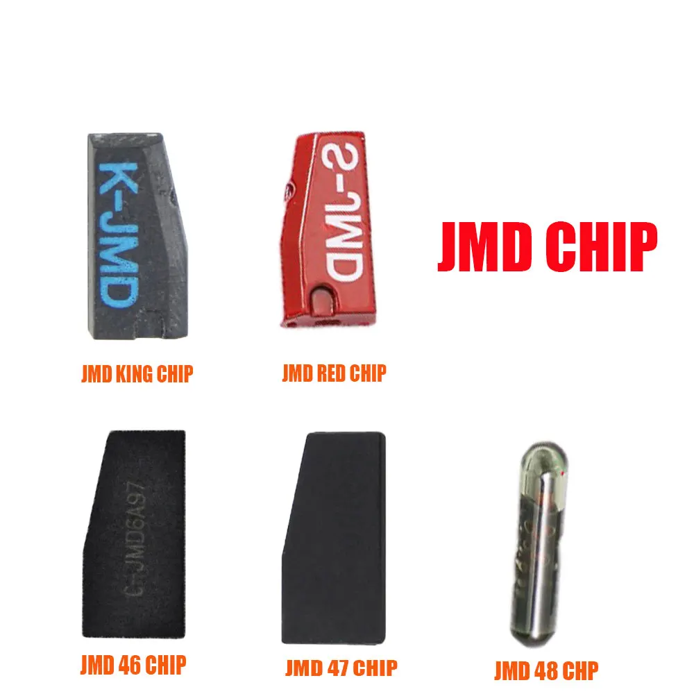 Универсальный транспондер JMD Super Red/King Blue, автомобильные чипы для ключей JMD48, JMD46, ID46/47/48/4C/4D/T5/G, программатор для ключей E-Baby/Handy Baby с 2 ключами