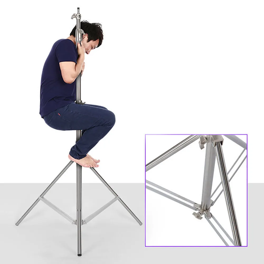 

Photo Studio Tripod 2M Light Stand Aluminum Alloy Tripod For Light Softbox Photo Studio Video Flash Umbrella Reflector Lighting