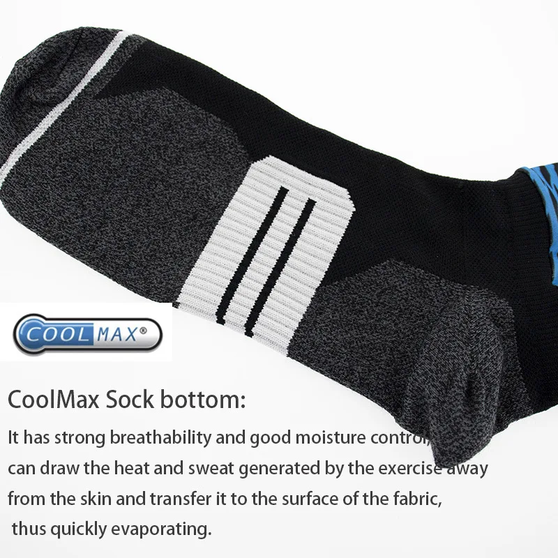 Tidal Current Anti Slip Sports Cycling Socks Men and Women Basketball Tide Socks Roller Skating Hip-hop Dance Cycling Socks
