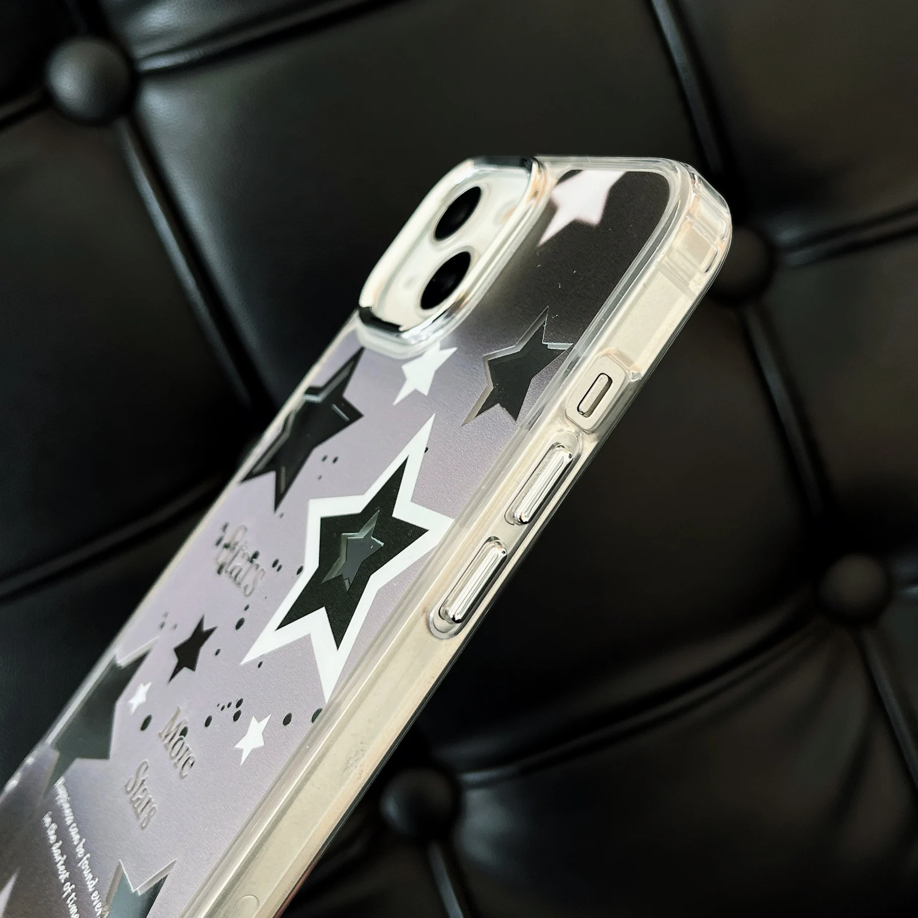 The latest version is applicable to iPhone14promax phone case mirror 13promax personality 12promax popular girl 11 star pattern