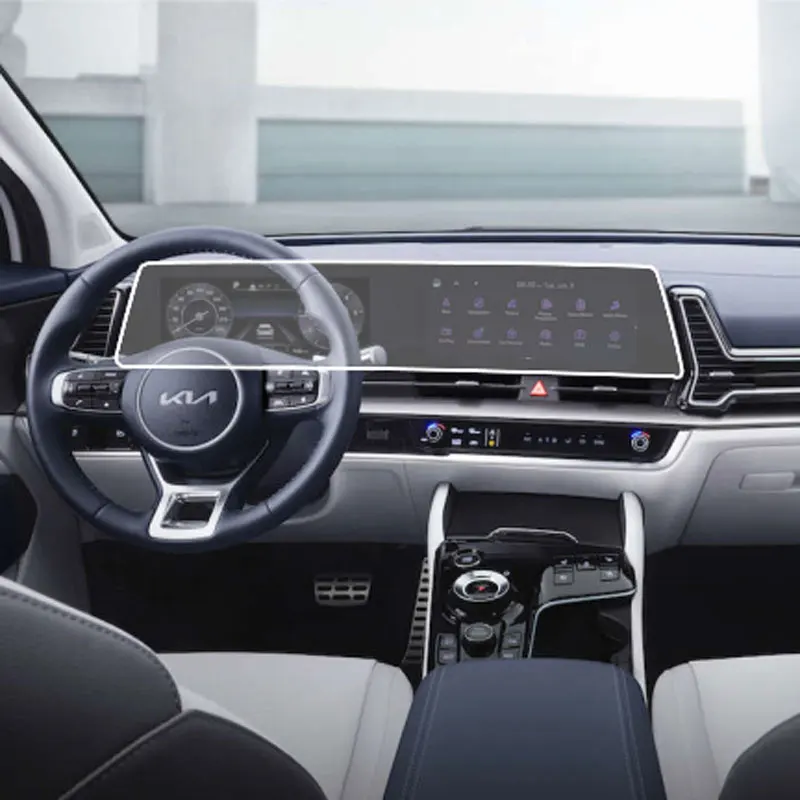 Для KIA Sportage NQ5 2022-2023 Автомобильная GPS навигация фотопленка для экрана из ТПУ