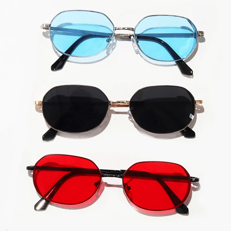 Купи 2022 New Punk Sunglasses Women Glasses Men for Summer Driving Outdoor Classic Lunette De Soleil Homme Male Driving 5Color Male за 118 рублей в магазине AliExpress