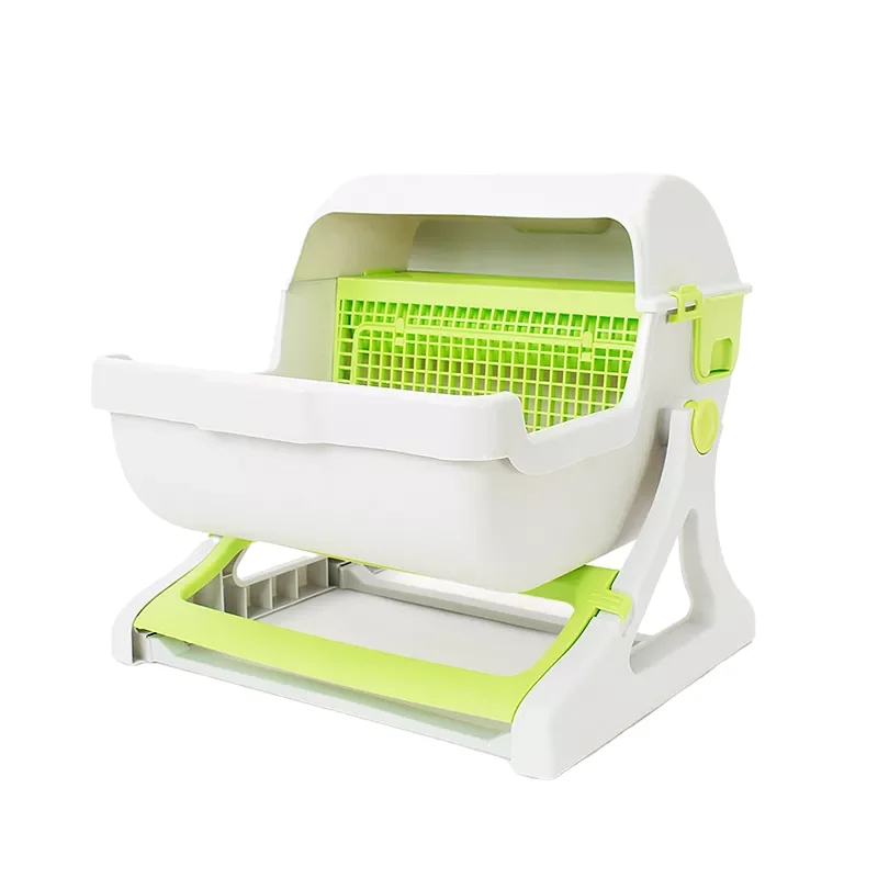 

Wholesale Price Custom Smart Clean Up Products Plastic Large Space Toilet Sandbox Cat Litter Box