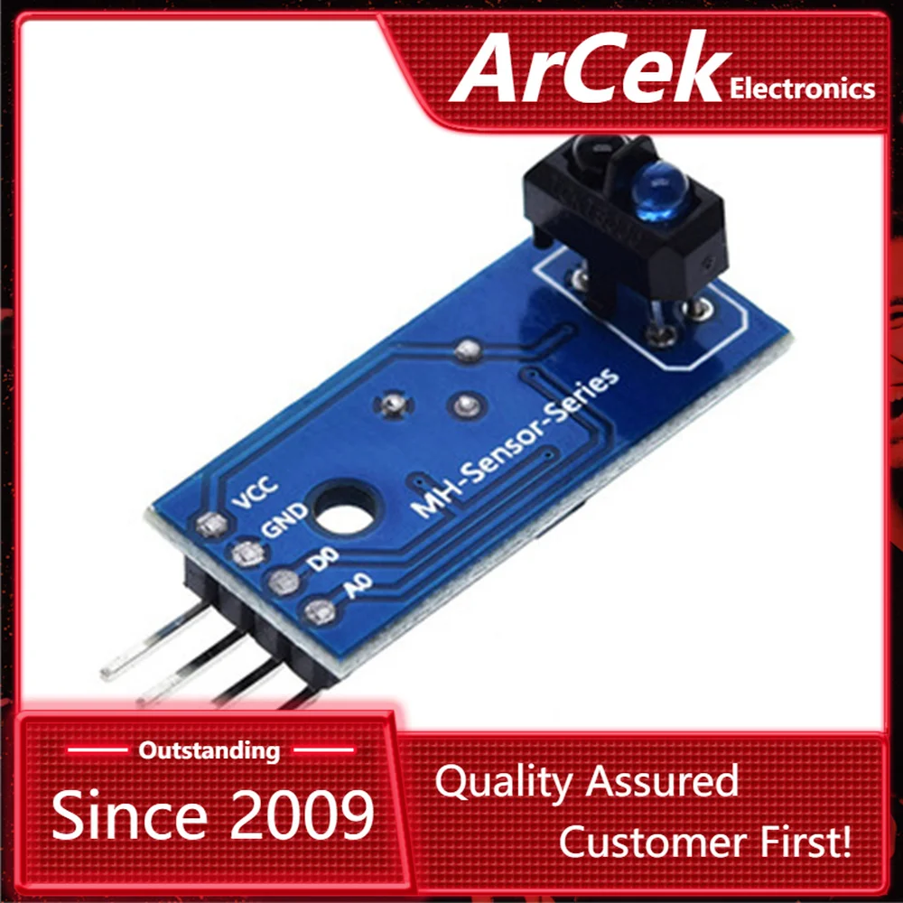 

TCRT5000 Infrared Reflective IR Photoelectric Switch Barrier Line Track Sensor Module blue