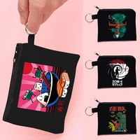 mini canvas travel coin wallet women clutch makeup bags organizer small pouch japan anime handbag shopping coin pack