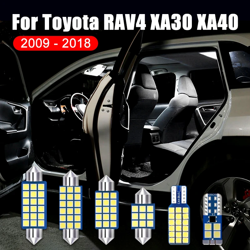 6 светодиодный т. светодиодные лампы для багажника Toyota RAV4 RAV 4 XA30 XA40 2009-2015 2016 2017 2018 |