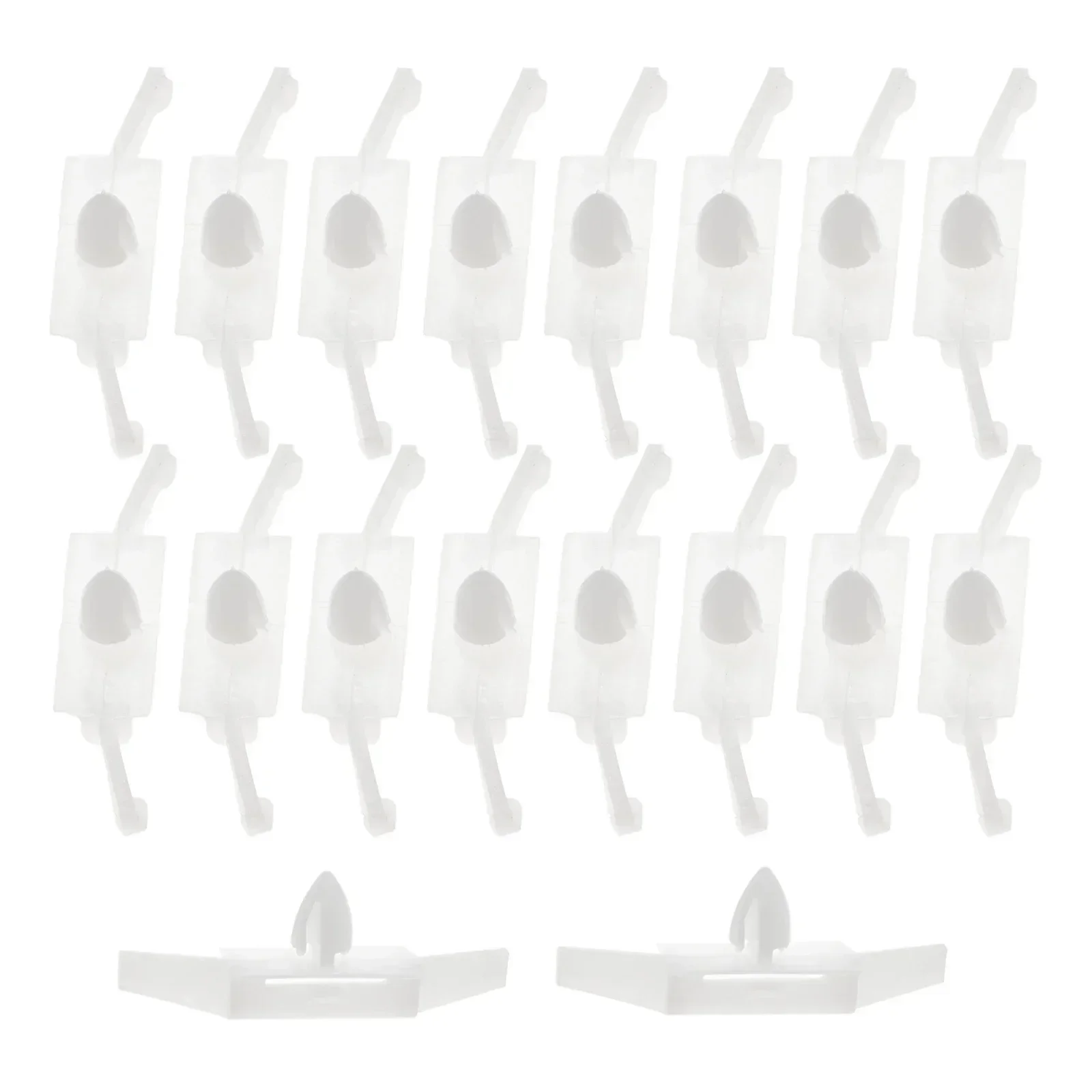 

20 шт., автомобильные капельные молдинги, декоративная полоса для дверей, окон, внутренний крепеж 91528-S01-A01 для Honda, 4-дверный Civic 1996-2005