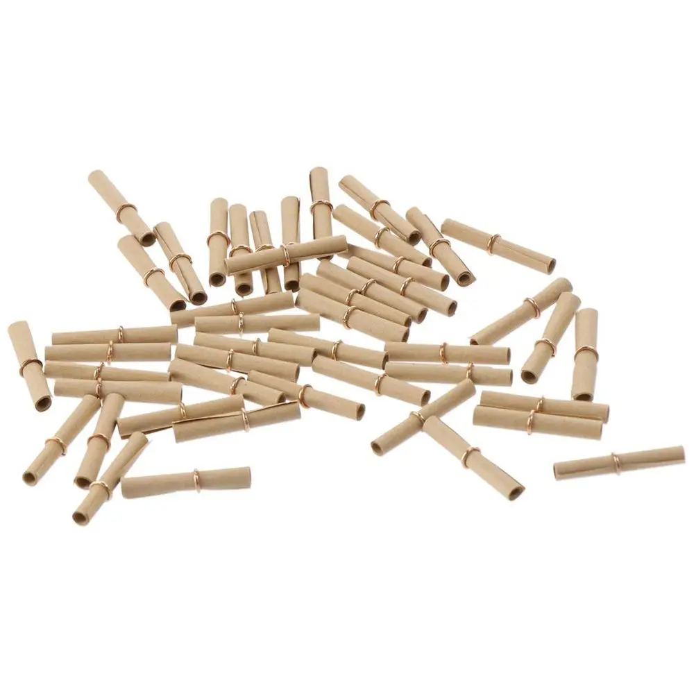 

100 шт., винтажные бумажные мини-свитки, 3x6 см