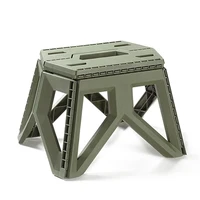 outdoor portable folding stool high load bearing handle design fishing stool square stool maza camping furnishings