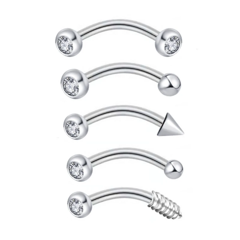 

Шарики из нержавеющей стали для бровей Φ кольцо Snug Daith Helix