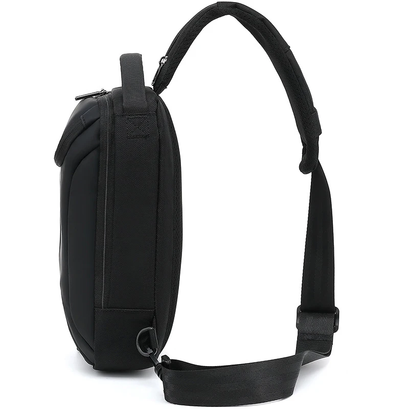 Multi-function Men's Mobile Phone Passport Document Chest Pack New Messenger Bags Outdoor Shoulder Bag Waterproof Polyester