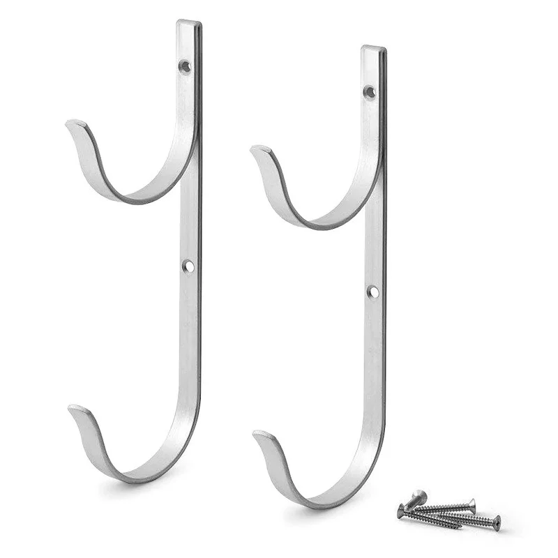 

Pool Pole Hanger Garden Tools Supports Bracket Aluminium Pool Accessories Holder Horizontal Wall Stand Wall Mount for Telescopic