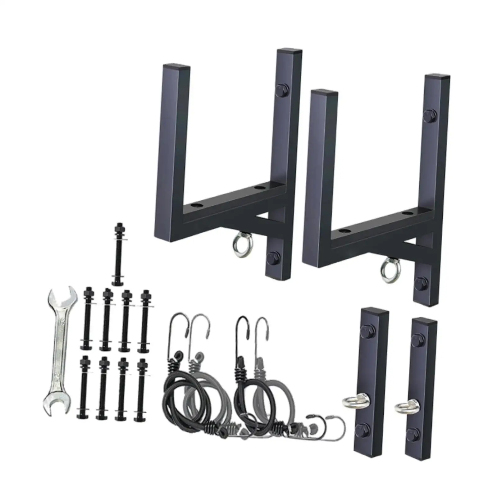 2 стеллажа для лестниц прицепа боковое настенное крепление хранения лестницы