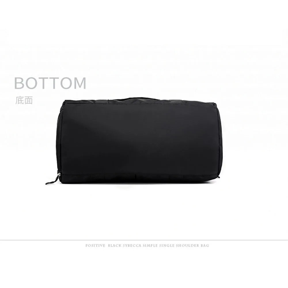 Leisure One Shoulder Training Bags Nylon Dry Wet Separation Fitness Bag Sports Bag Women Hand Held Cross Body Travel Luggage Bag