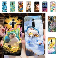 bandai hot anime pokemon phone case for redmi 5 6 7 8 9 a 5plus k20 4x 6 cover