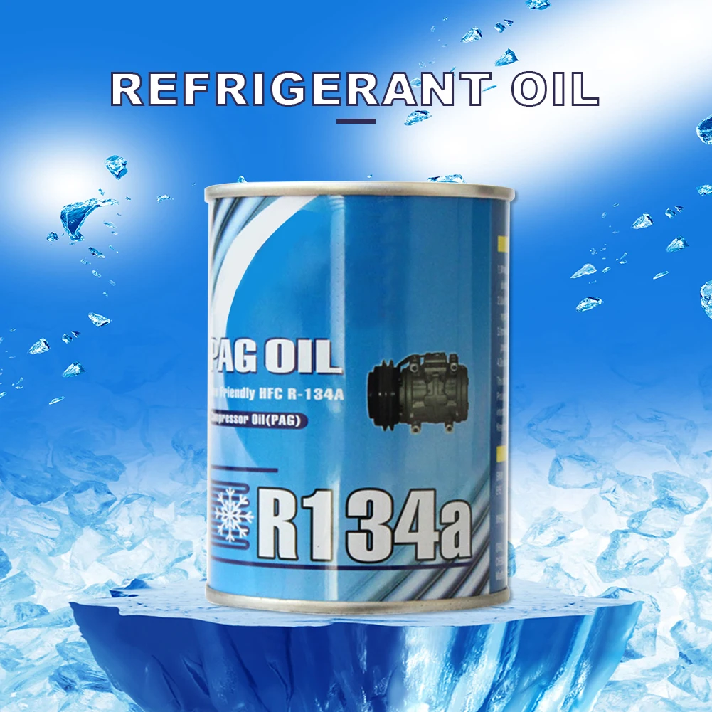 

High Quality 70ML R134A Refrigeration Oil Compressor Air Conditioner Leak Repair Annexing Agent Saving Car Truck Bus Accessories