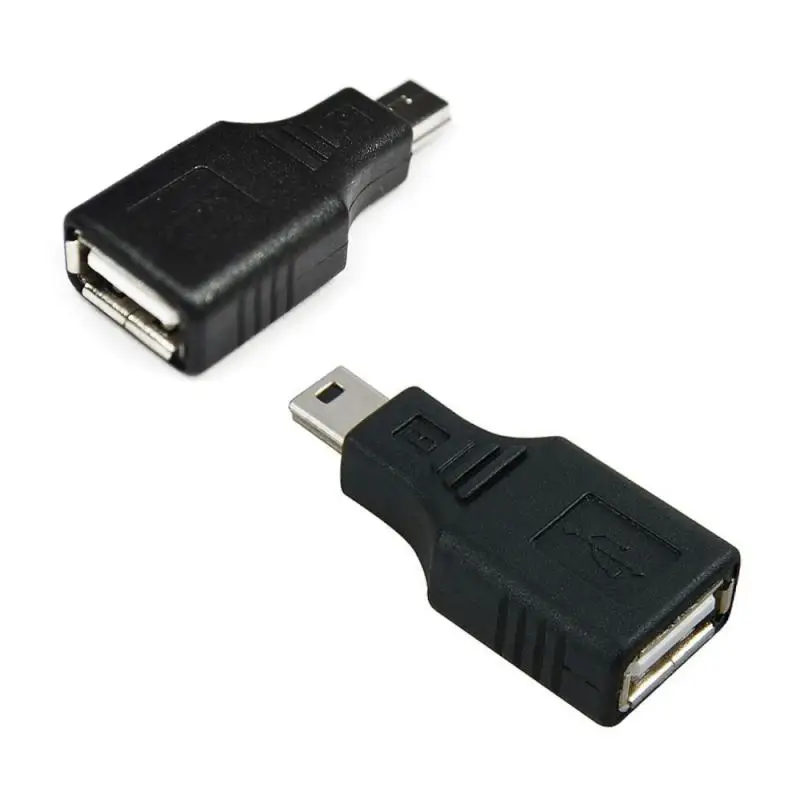 Переходник Mini USB (штекер)/USB (гнездо) поддержка OTG для передачи и синхронизации