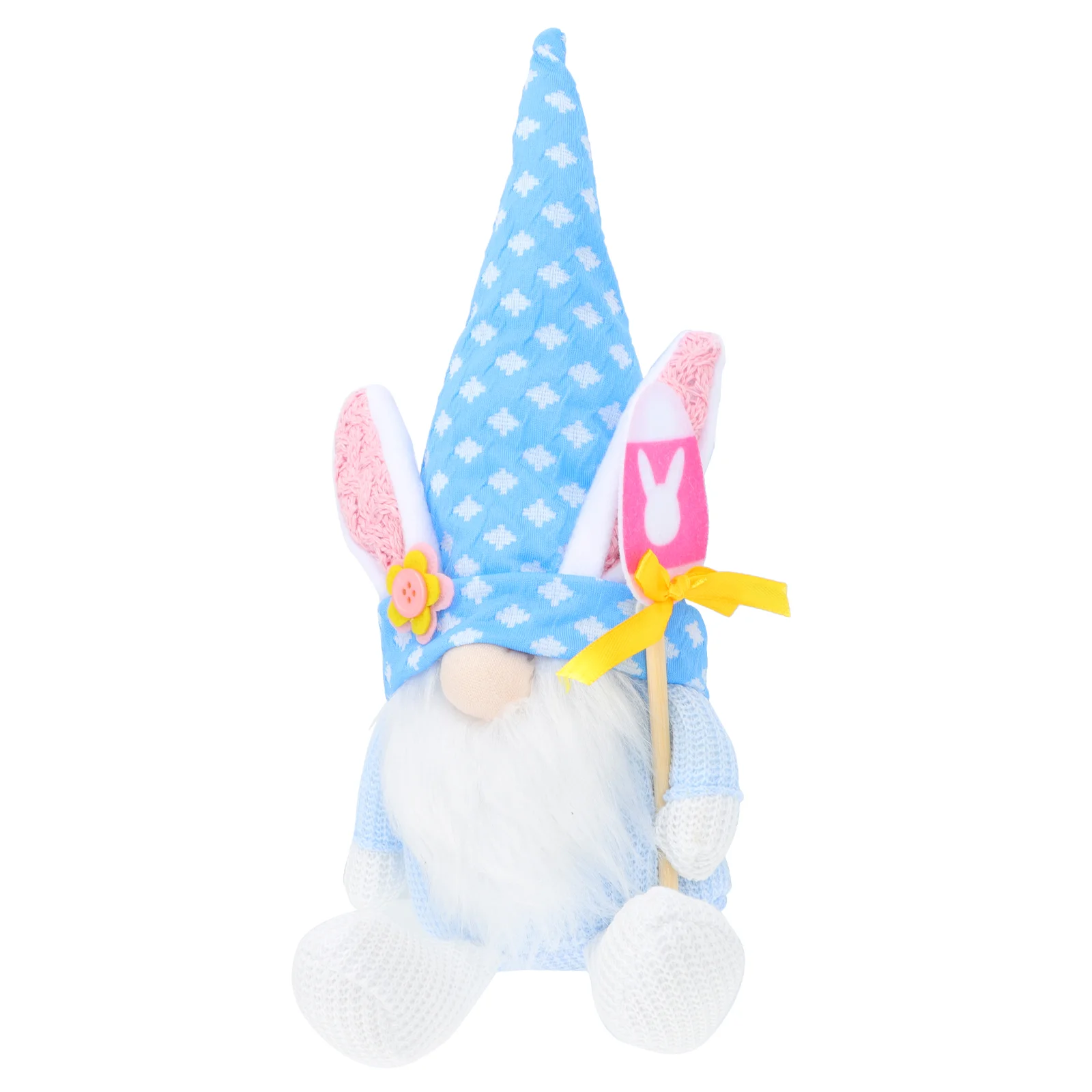 

Rabbit Gnome Doll Ornament Decorative Doll Adorn Easter Ornament for Party