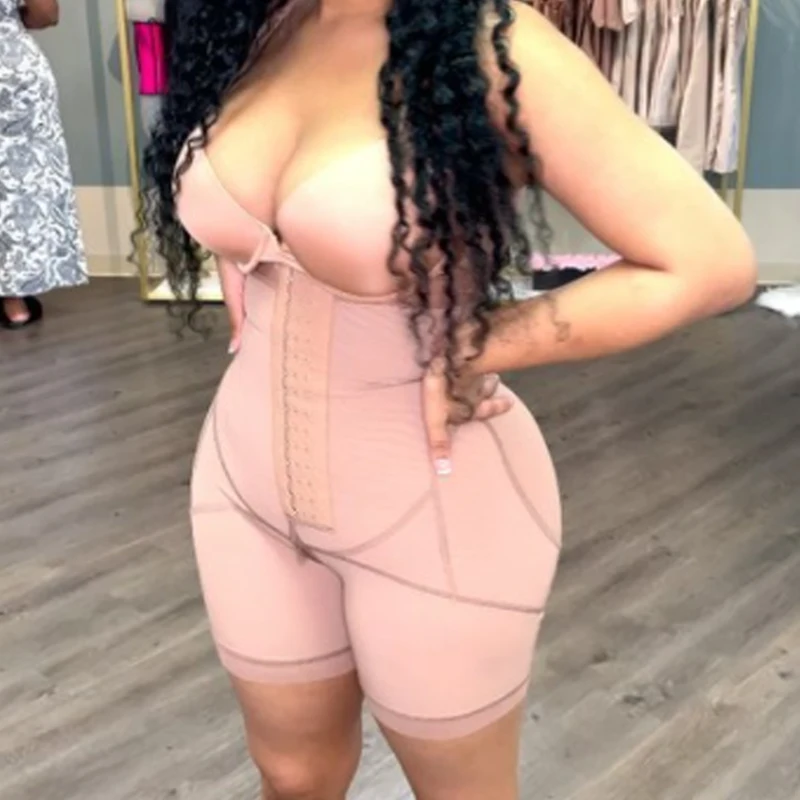 Faja Colombian Womens High Waisted Butt Lifter Body Shaper Tummy Control Waist Trainer Butt Pads Seamless Hip Enhancer