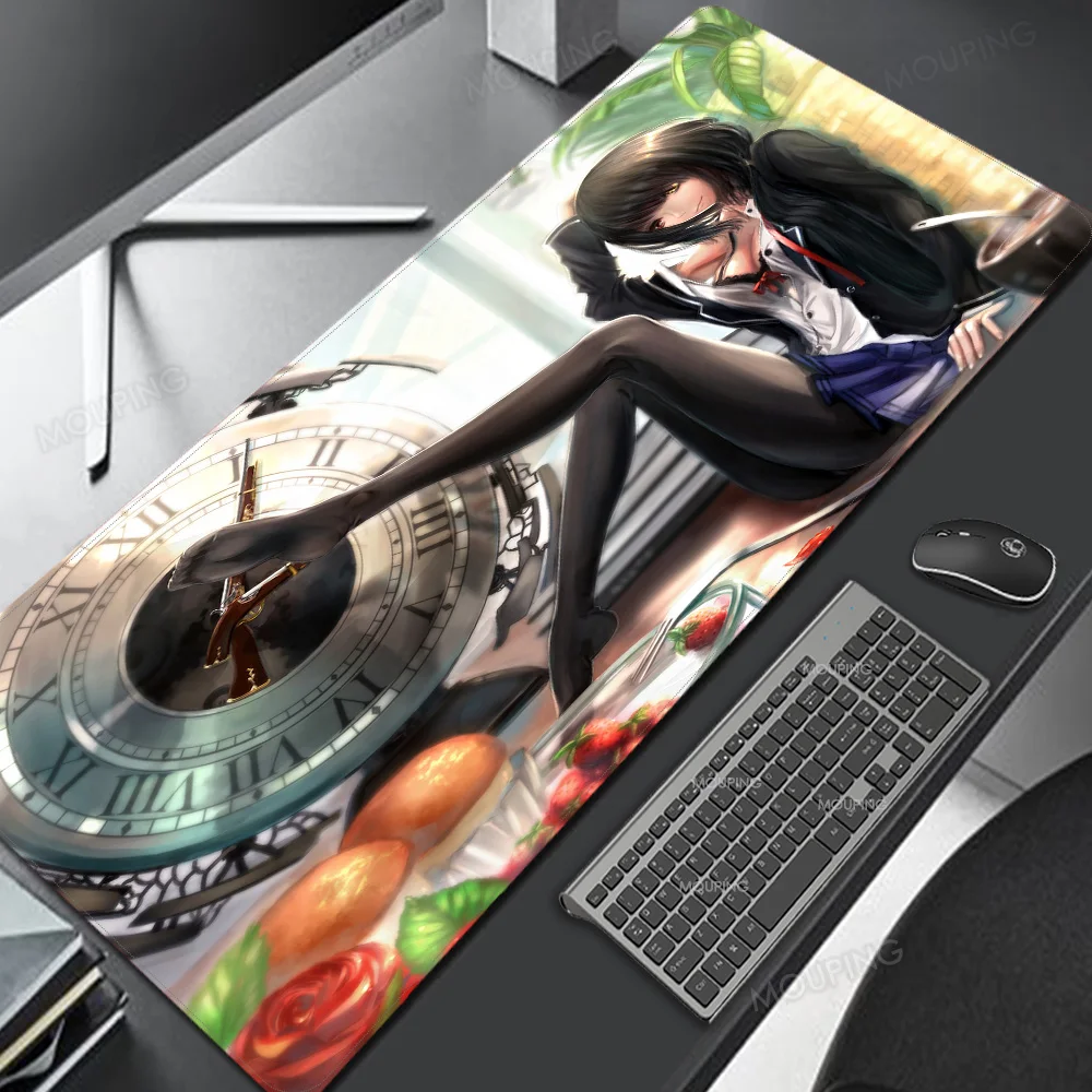 Длинный коврик для мыши Kurumi Tokiaki Ass с аниме девушками Сексуальный Обнаженный