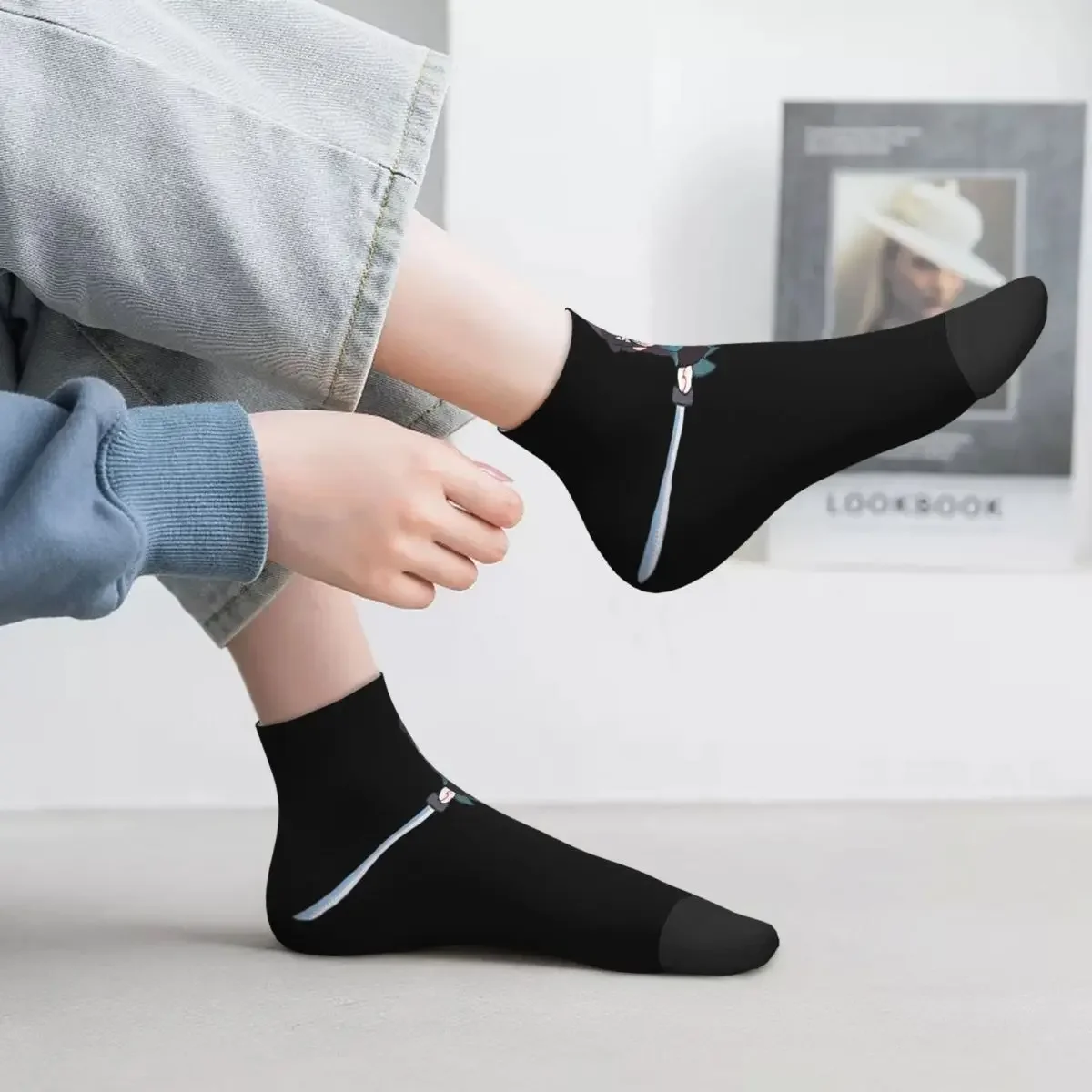 Носки Muichiro Tokito чулки высокого качества в стиле Харадзюку всесезонные носки