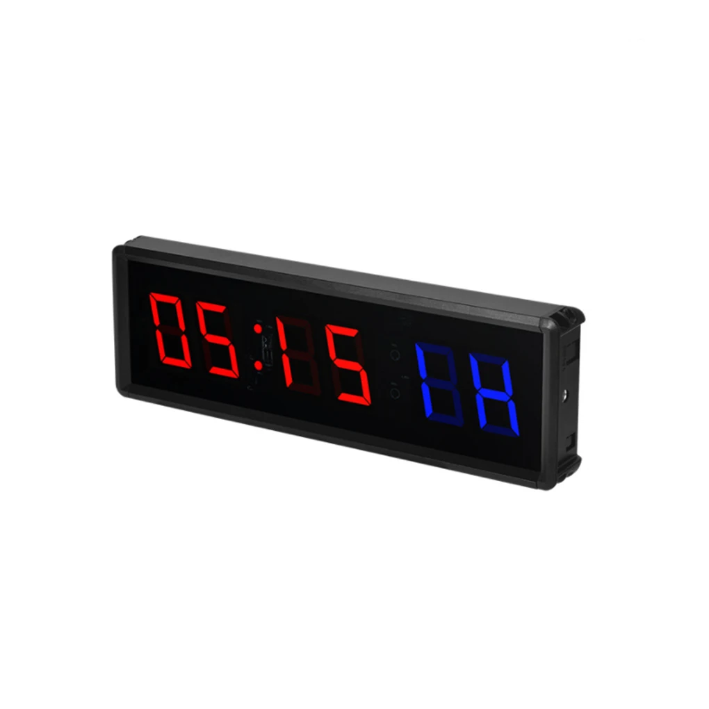 

UK Plug LED Digital Display Fitness Timer Countdown Gym Clock Stopwatch