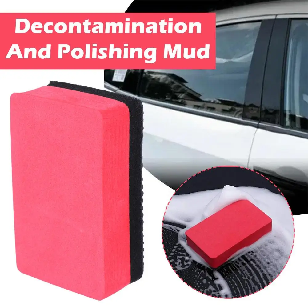 

1PC Car Magic Clay Bar Pad Decontamination Sponge Block Polish Cleaner Auto Tool Pad Eraser Wax Cleaning Accessories Washin D5Z1