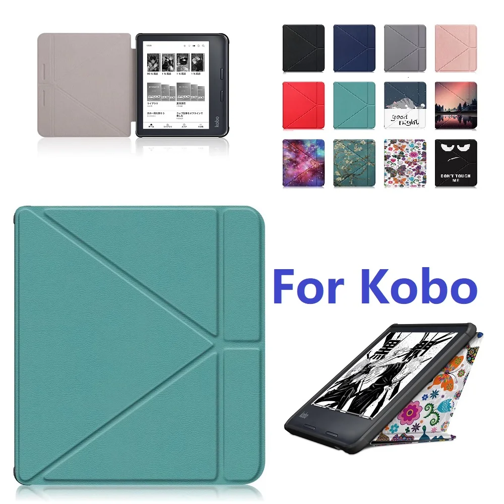 

Fashion PU Leather E-reader Protect Case for Kobo Sage 8 inch Kobo Libra 2 7inch Kobo Clara 2E 2022 6inch Cover