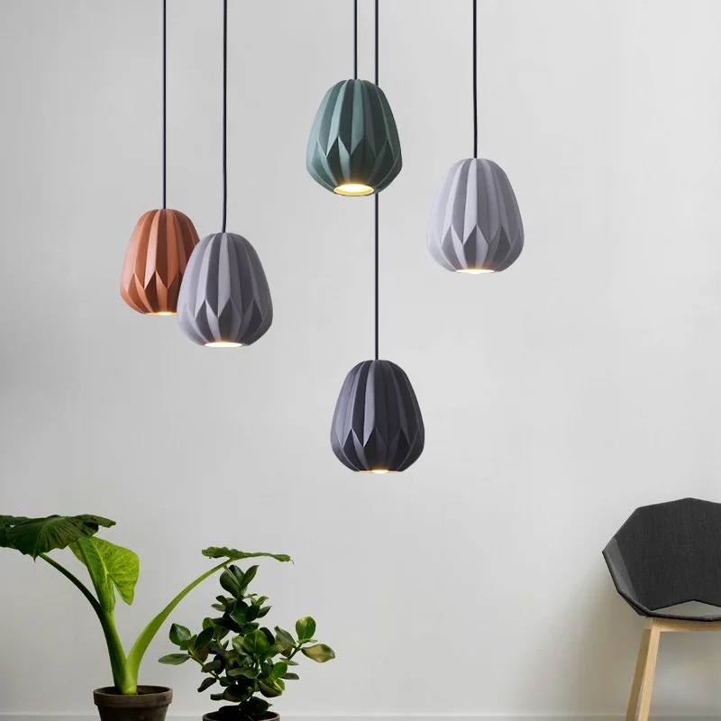 

Nordic Resin Chandelier Bedroom Bedside Dining Room Indoor Bar Dining Room Bedroom Minimalist Modern Chandelier