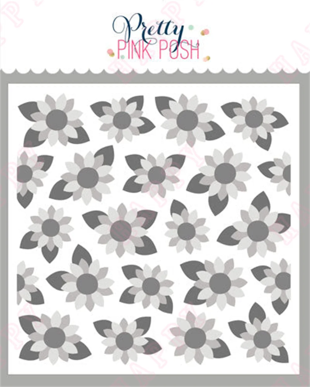 

New Plastic Stencil Cutting Dies DIY Stencil Scrapbook Paper Card Photo Album Decoration Layered Sunflowers Stencils (4 Pack)