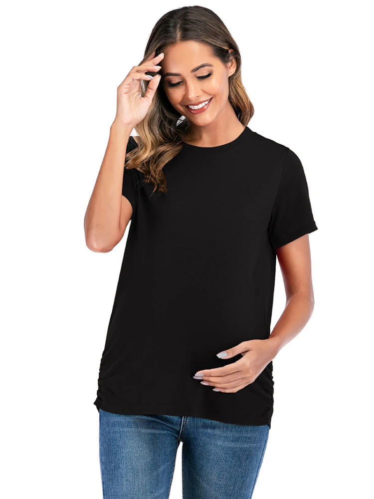 Pregnant Clothes Nursing Tops Breastfeeding Maternity Clothing Pregnancy T-shirt Premama enlarge