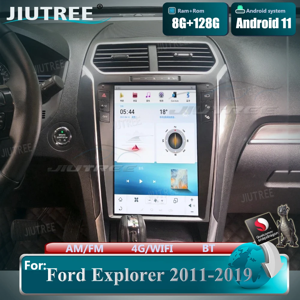 Автомобильный радиоприемник Android 12 для Ford Explorer 2011-2019 стерео мультимедийный плеер