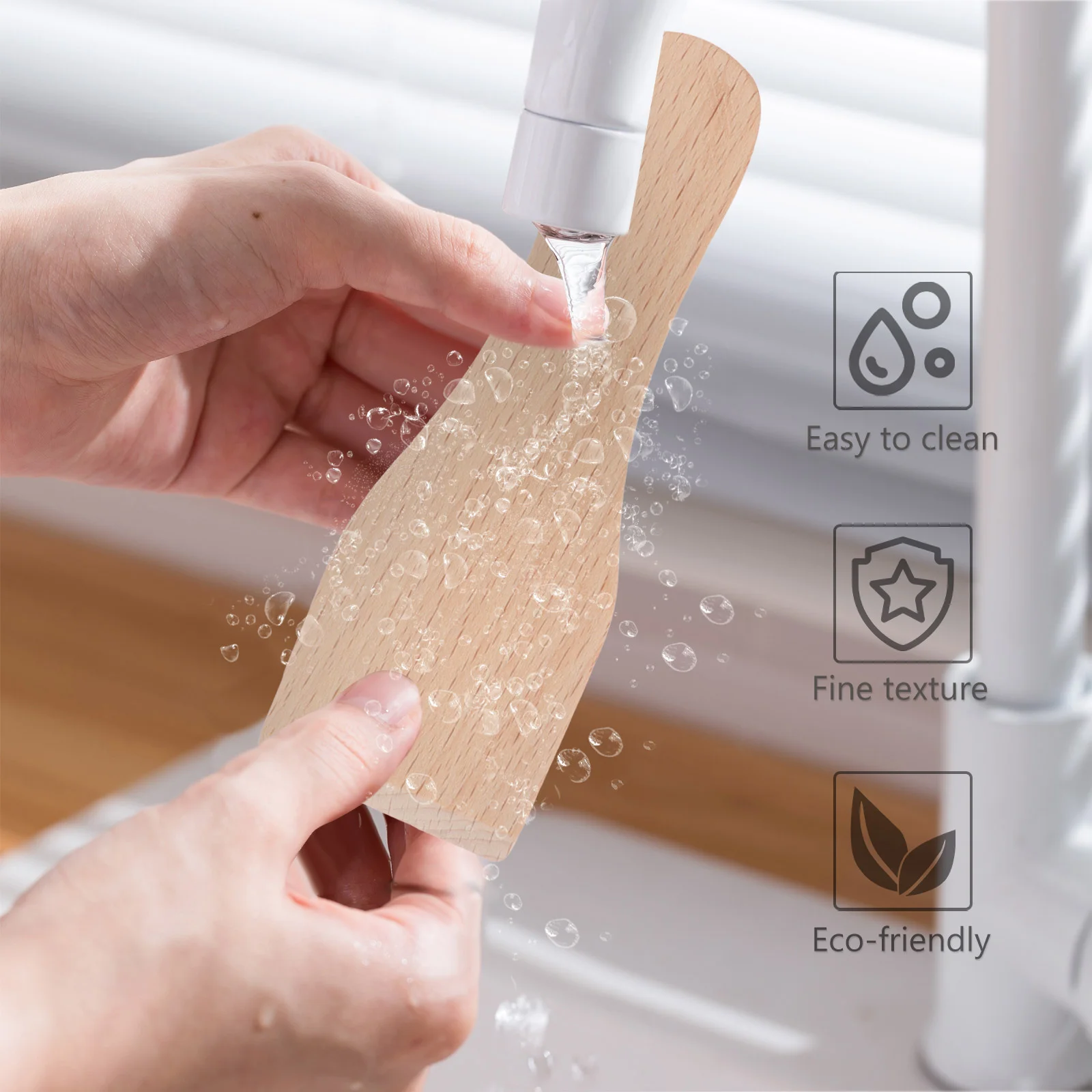 Маленький деревянный скребок для сыра 6 шт. гладкая лопатка пиццы кухонная масла