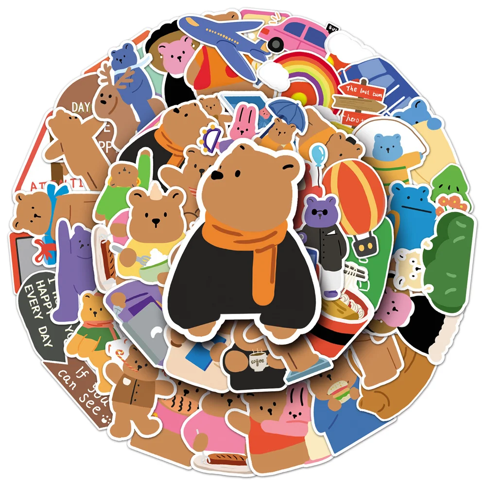 

10/30/50 шт., креативные наклейки для телефона, скейтборда