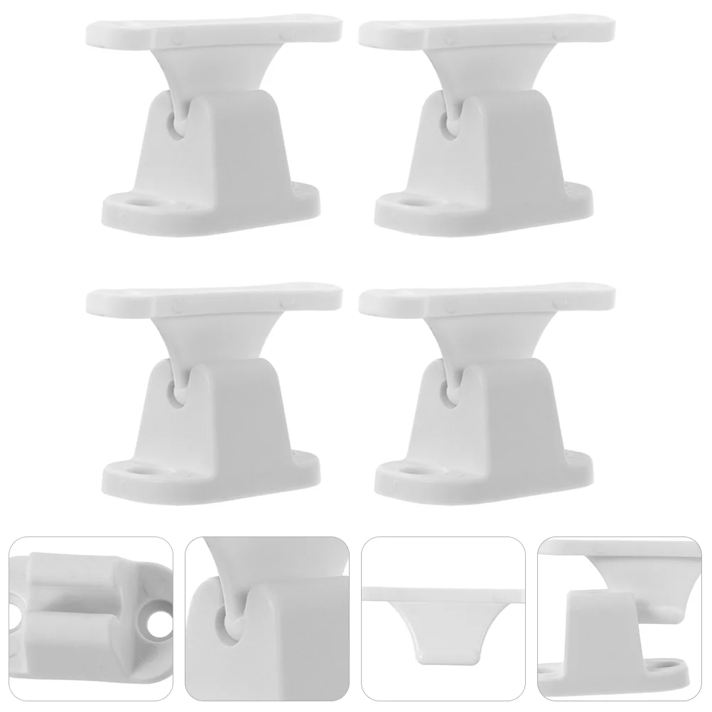 

4 Pcs T-shaped Warehouse Door Suction T-designed Stopper Accessories Catch Retainer White Nylon Motorhome Rv Caravan