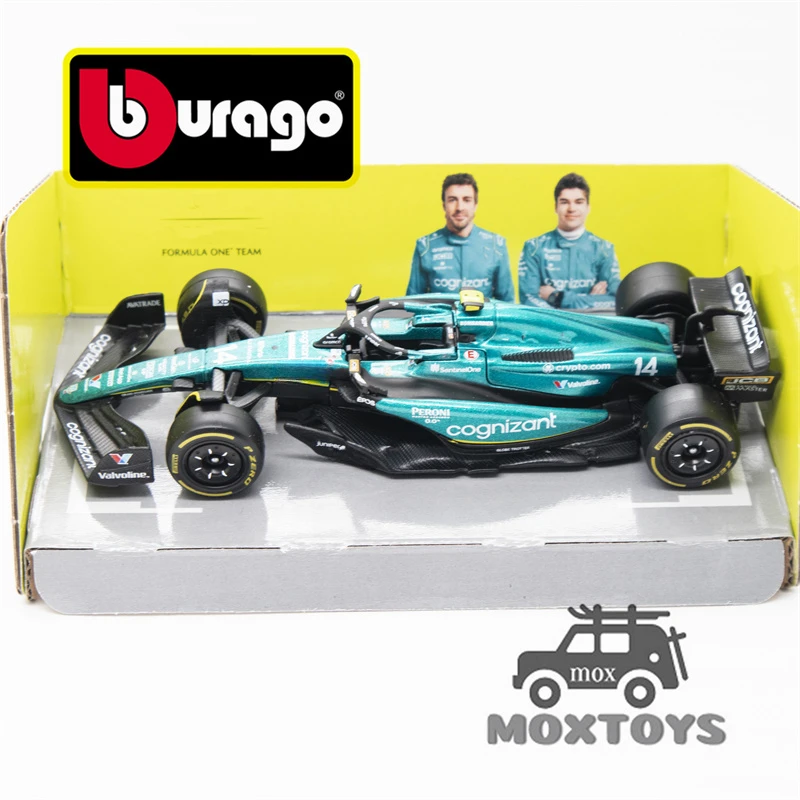 Модель автомобиля Bburago 1:43 2023 F1 AMR23 #14 Alonso / #18 Walk