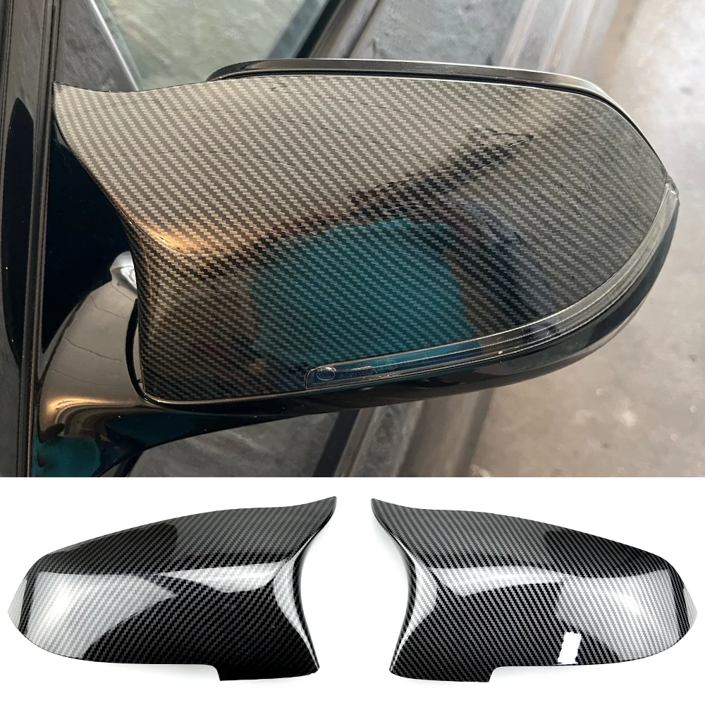 

Bright Car Glossy Black Replacement For BMW 5 6 7 Series Sedan F10 F11 F18 F06 F01 F02 F12 F13 LCL Rearview Mirror Cover Caps