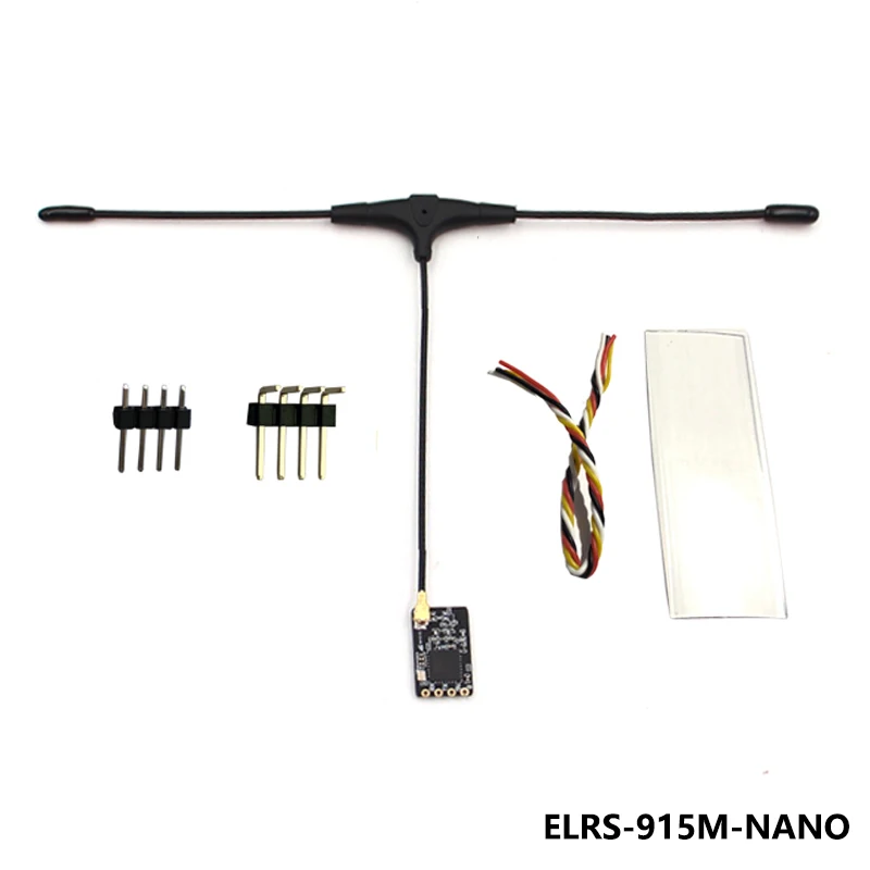 

BAYCK ELRS 915MHz / 2.4GHz NANO ExpressLRS Receiver with T type Antenna Support Wifi upgrade for RC FPV Traversing Drones Parts