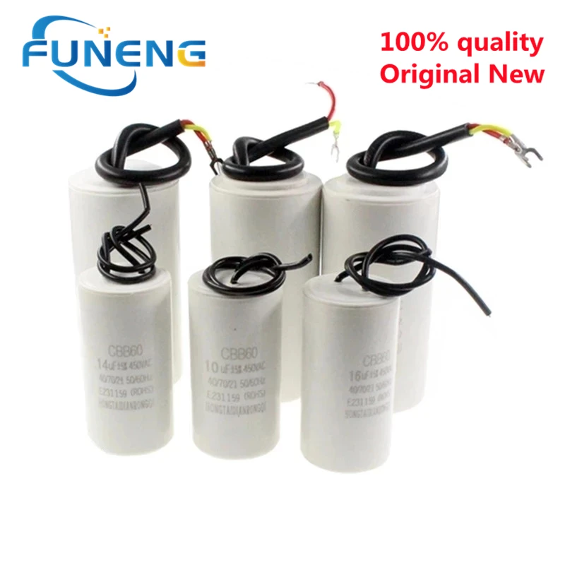 

CBB60 450 в 3 мкФ 4 мкФ 5 мкФ 6 мкФ 8 мкФ 10 мкФ 12 мкФ 15 мкФ 18 мкФ 20 мкФ 25 мкФ 30 мкФ 35 мкФ 40 мкФ 45 мкФ 50 мкФ конденсаторы двигателя, лопатки 450 в переменного...