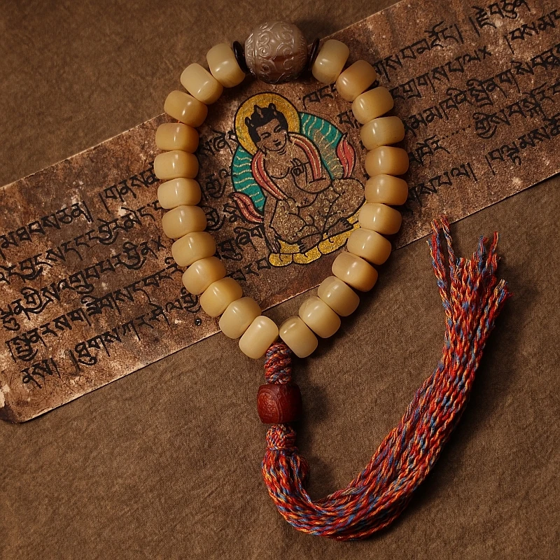 Высококачественный масляный браслет с натуральными костяшками Мужская игрушка