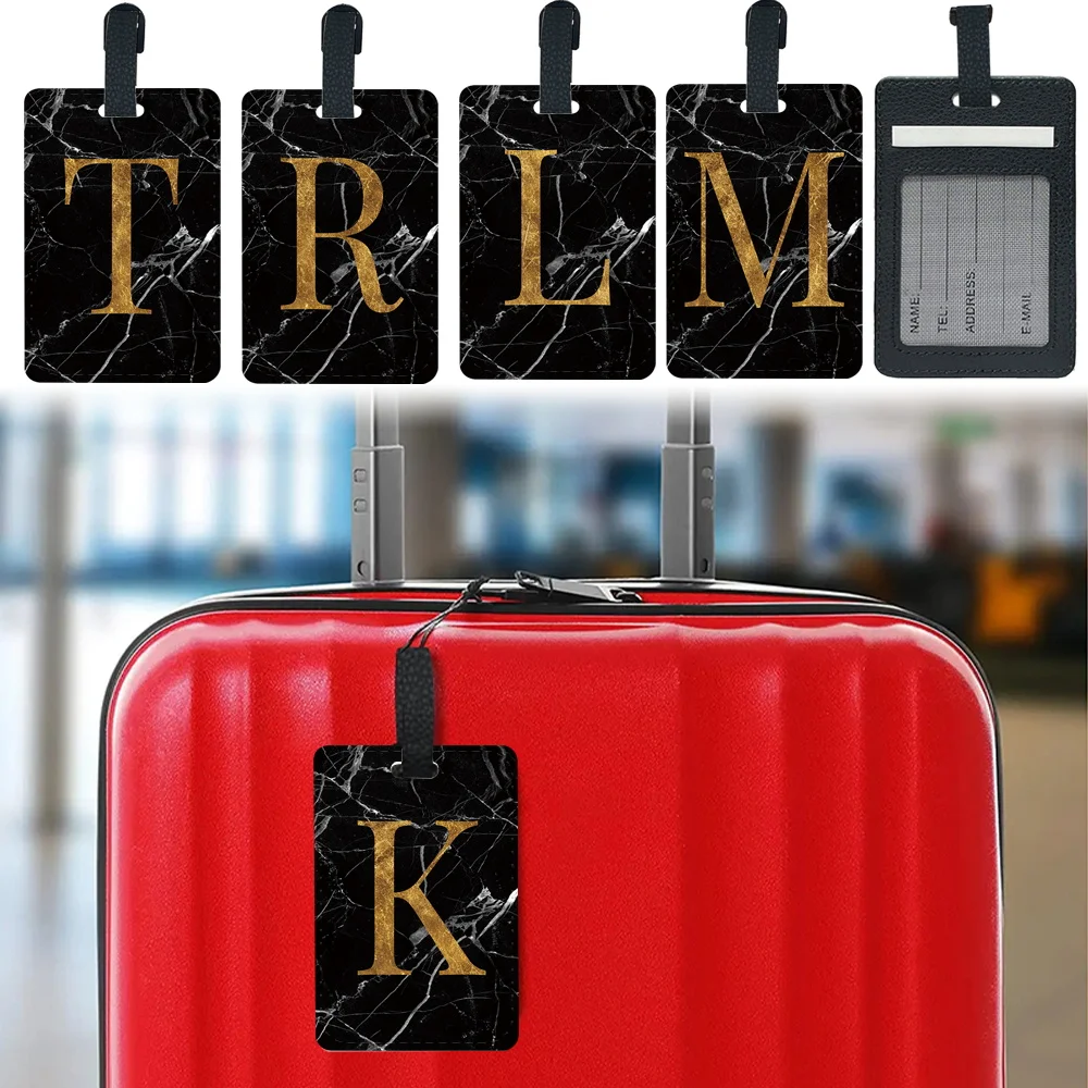 Портативная Персонализированная бирка для багажа из полиуретана модные