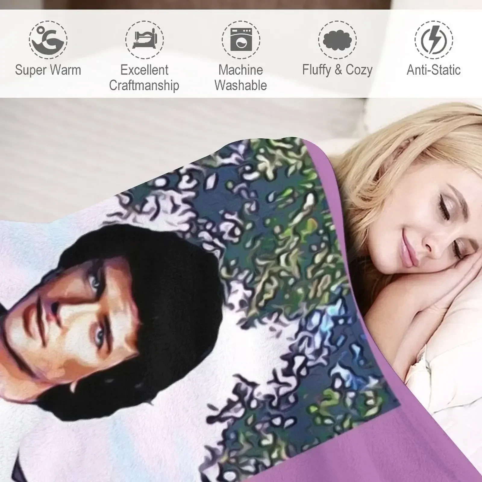 BOBBY EWING - Плед DALLAS Пушистая односпальная кровать Модные одеяла