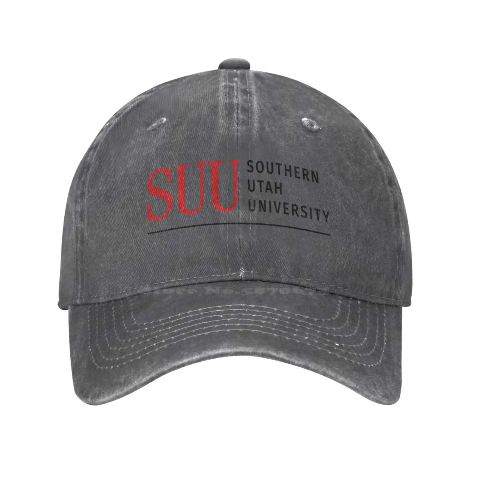 

Повседневная джинсовая бейсболка с принтом логотипа South Utah University