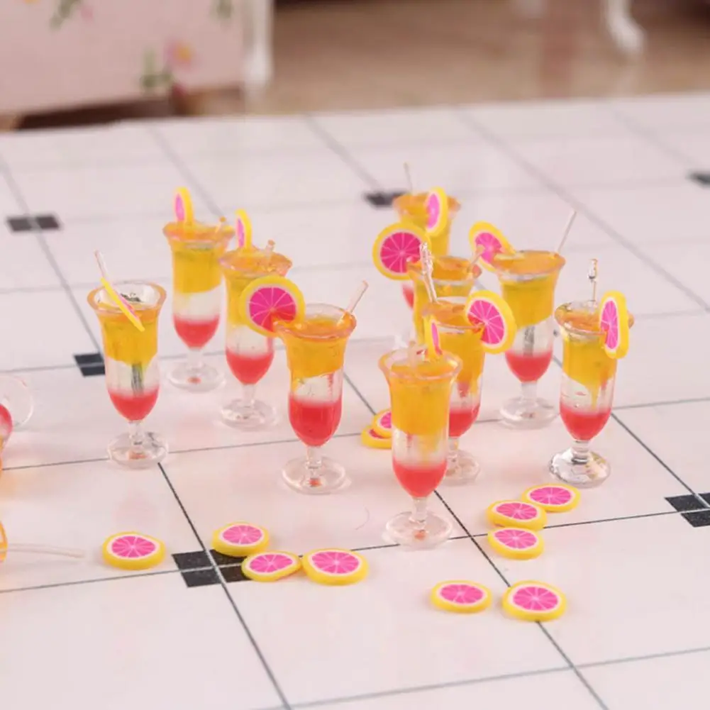 

Аксессуары для кукол без деформации, ролевая игра, миниатюрный сок для напитков для детей