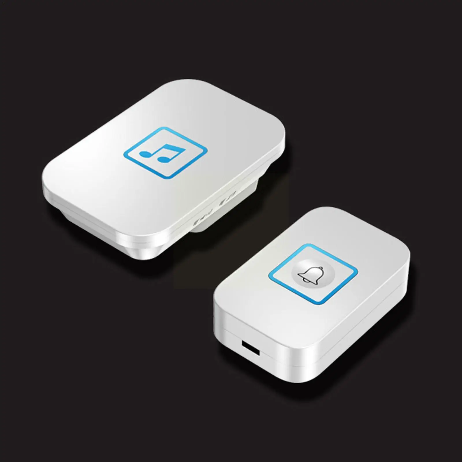 

Wireless Waterproof Doorbell 300m Range US Plug Home Door Bell Bell Intelligent Chimes Calling 0-110db 60 Cordless V6P8